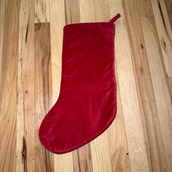 Lands’ End Wool Needlepoint Christmas Stocking Ice Skating ‘Kerry’ - Picture 3 of 4